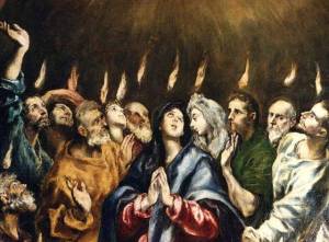 Pentecostés. El Greco
