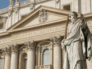 imagen de San Pablo de la Plaza de San Pedro en el Vaticano