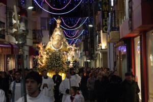 Procesión de la Virgen, día 8