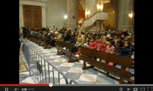 Visita de niños del Colegio S. José de Calasanz