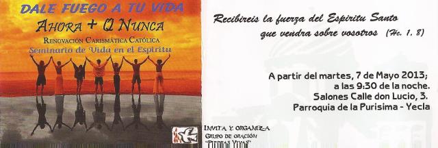 seminario de vida en el Espíritu